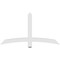 Ekena Millwork Bellingham Architectural Grade PVC Gable Bracket, 60"W x 32 1/2"H x 2"D x 4"F, 13/12 Pitch GBP060X33X0204BEL00 - alternate 3